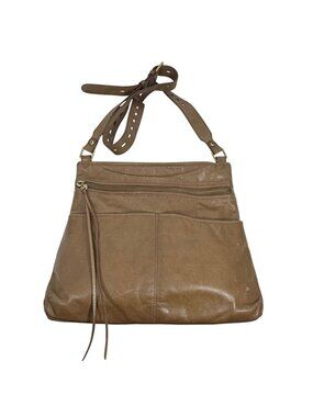 Vintage HOBO International Angler Shoulder Crossbody Bag Leather Boho Travel